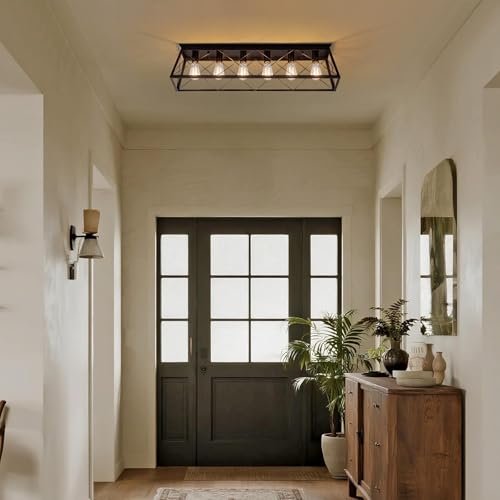 38" Large Flush Mount Ceiling Light for Kitchen Hallway Fixtures