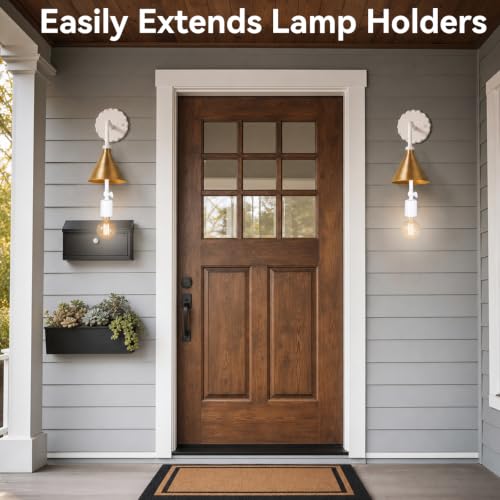 6.7 Inch Light Socket Extender 2 (2 Count)