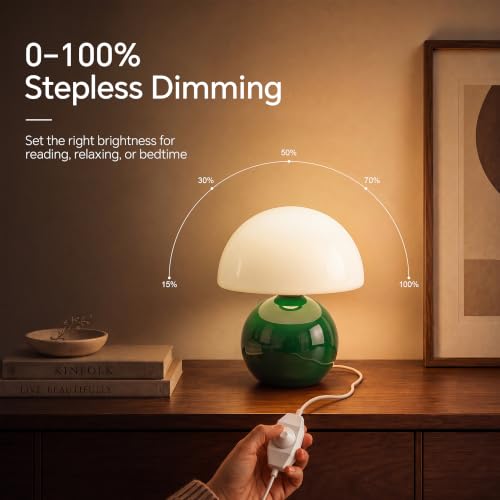 Mushroom Lamp Table Lamp for Bedroom