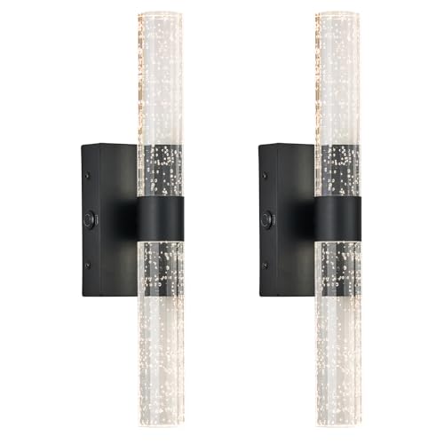 Battery Operated Wall Sconces Set of 2 (2 Count)