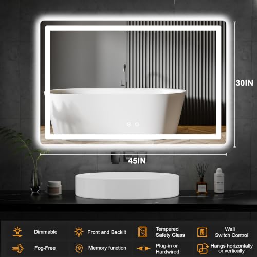 LED Bathroom Vanity Mirror with Lights