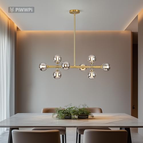 Modern Linear Chandeliers for Dining Room