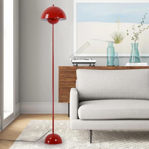 Mid Century Modern Metal Bud Floor Lamp for Home and Office