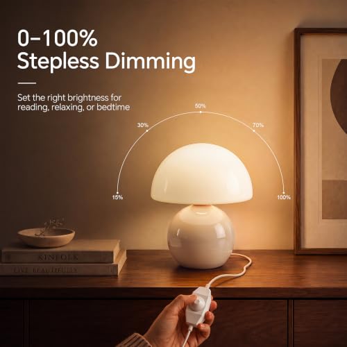 Mushroom Lamp Table Lamp for Bedroom