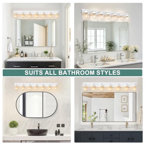 Bathroom Light Fixture White