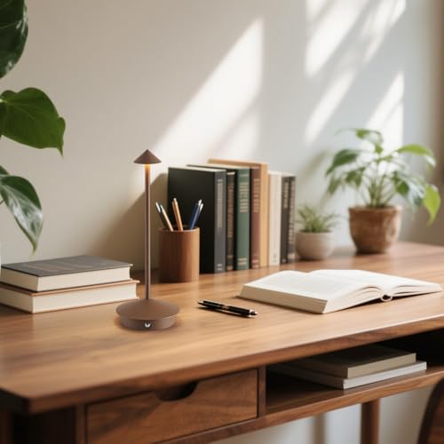 2 Pack Aluminum Cordless Table Lamp (2 Count)