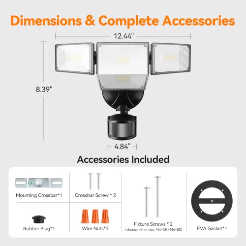 85W 10000LM Motion Sensor Outdoor Lights