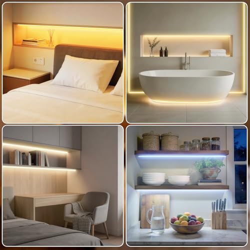 3.3 FT Tunable White LED Strip Lights (Warm White&Cool White / 3.3 FT 1 Pack)
