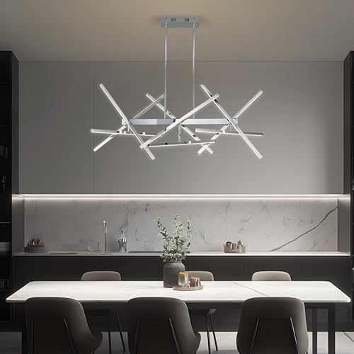 50'' Modern Chrome Chandelier Light Fixtures