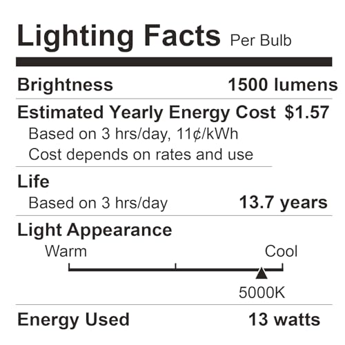 A19 LED Light Bulbs (3 Count)