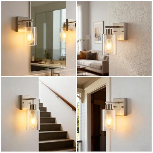 2 Pack Bathroom Wall Sconces (2 Count)
