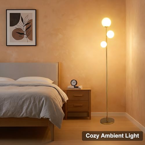 3 Globe Floor Lamp Mid Century Modern