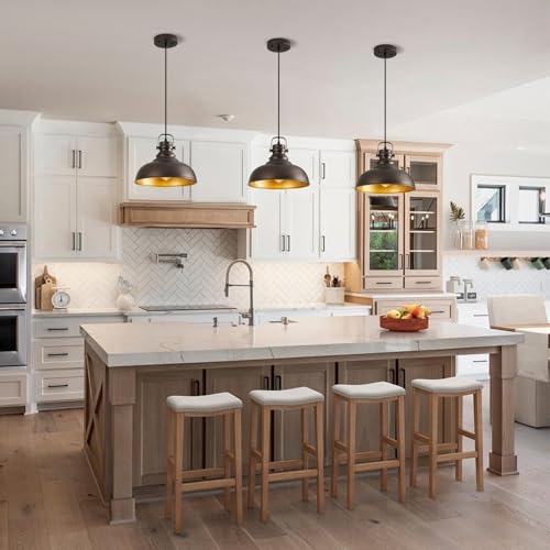 12 Inch Farmhouse Pendant Lights Kitchen Island (2 Count)