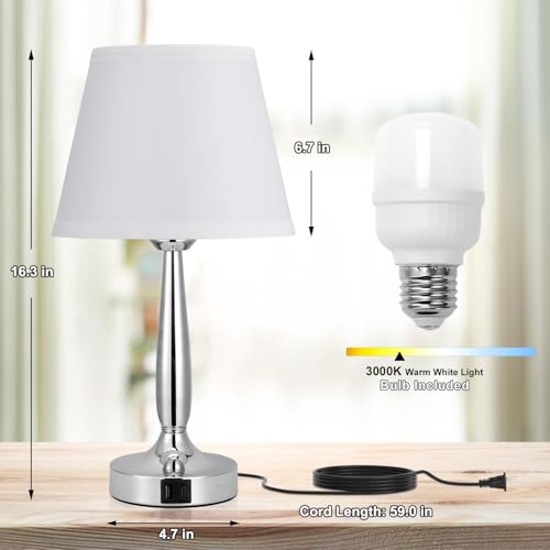 Touch Table Lamp for Bedroom
