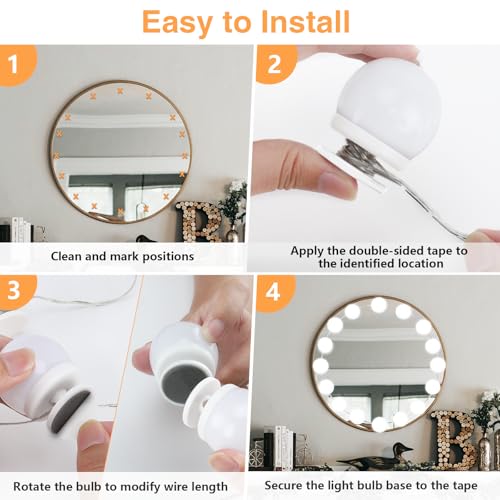 Vanity Lights for Mirror (16 Count)