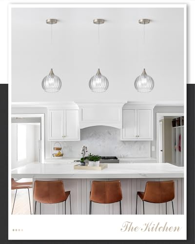 Brushed Nickel Pendant Lights Kitchen Island