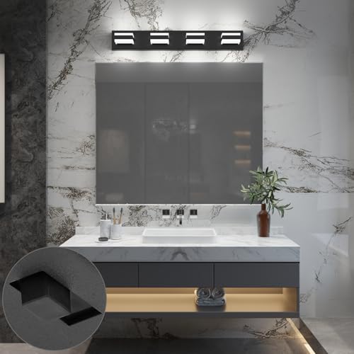 4 Lights Bathroom Vanity Lighting Over Mirror (4 Count)