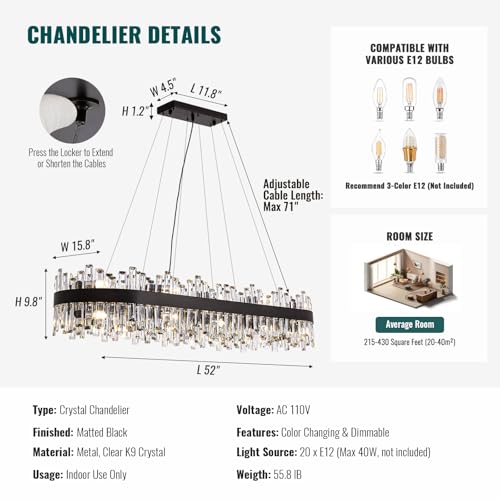 Modern Crystal Chandelier