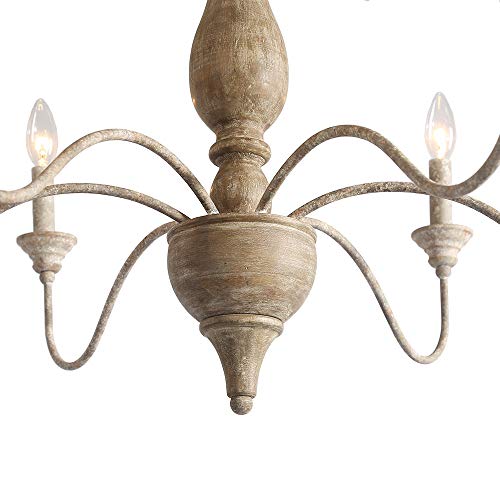 6 Light French Country Chandelier