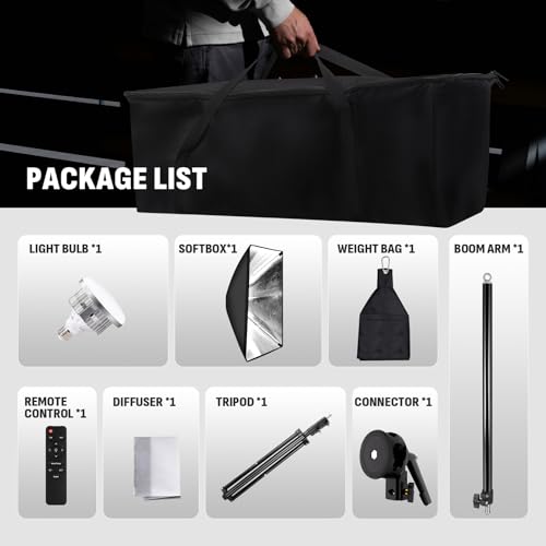 Softbox Photography Lighting Kit