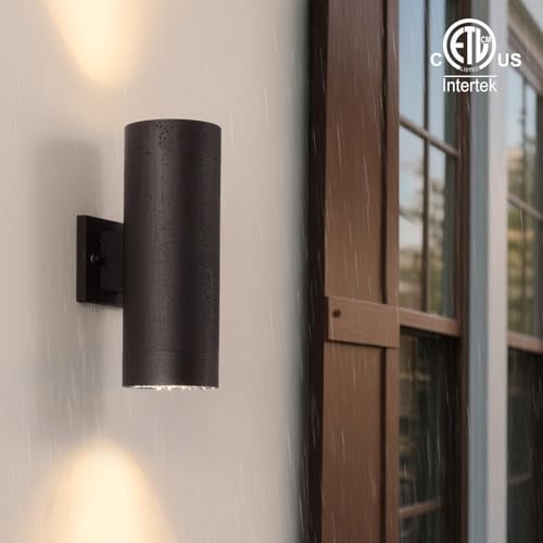 14" Modern Outdoor Porch Light 2 Lights (2 Count)