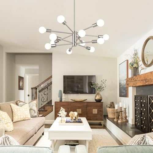 12 Light Modern Chandelier for Dining Room