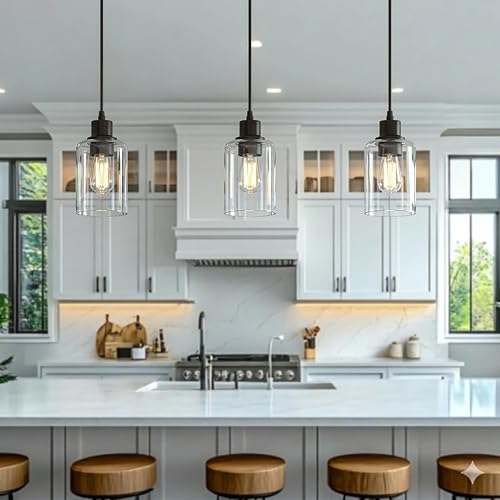 Black Pendant Lights Kitchen Island