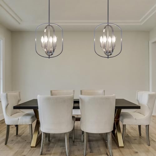 Nickel Chandelier Light