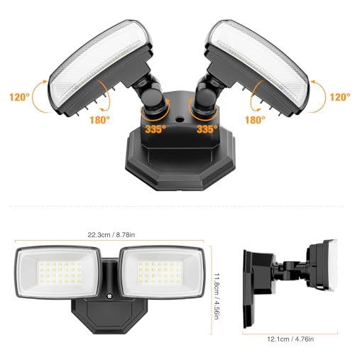 3200LM Flood Lights Outdoor