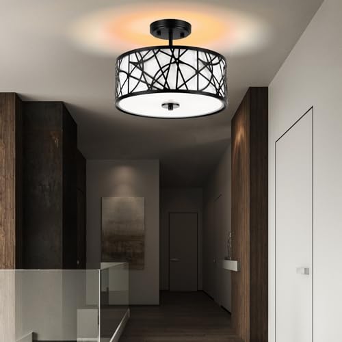 3 Light Semi Flush Mount Ceiling Light