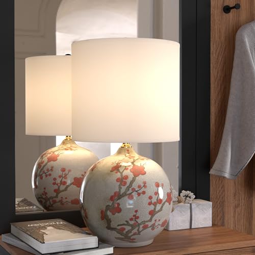 20" Cherry Blossom Vase Lamp