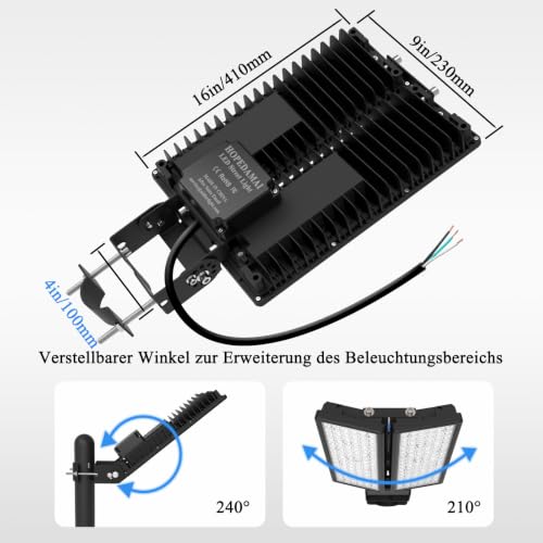 200W LED Parking Lot Light