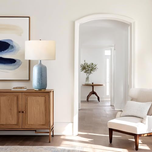 Light Blue Ceramic Table Lamp