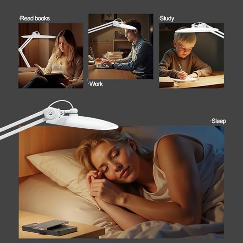 20" LED Desk Lamp with Clamp