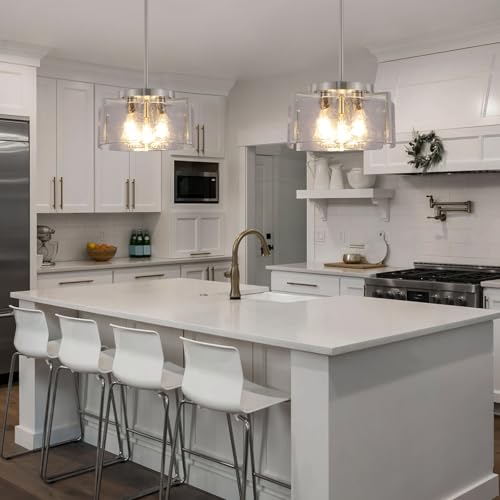 Nickel Chandeliers for Dining Room Light Fixture