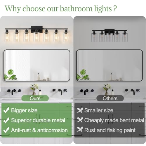 7 Light Bathroom Light Fixtures