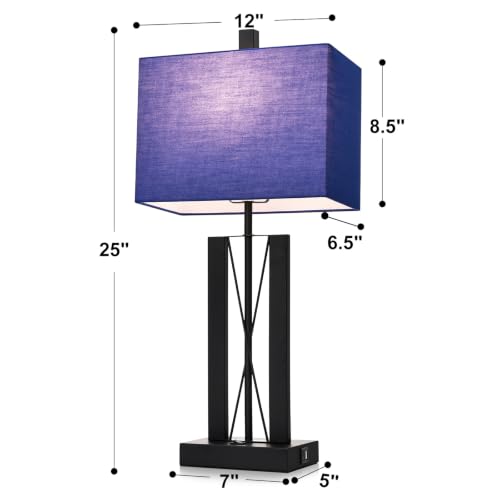 25" Table Lamps for Living Room Set of 2 (2 Count)