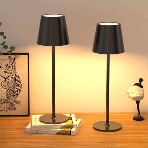 Cordless Table Lamps Rechargeable (2 Count)