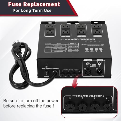 Dmx Dimmer Pack with Dmx 4