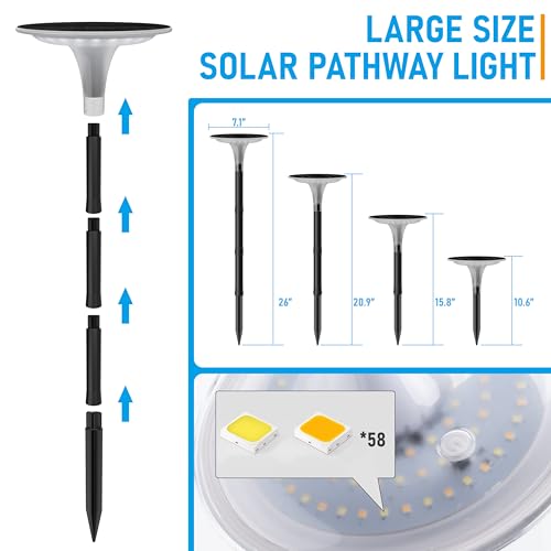 Solar Pathway Lights 4 Pack (4 Count)