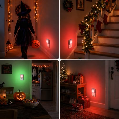 6 Pack Dimmable LED Night Lights Plug into Wall (6 Count)