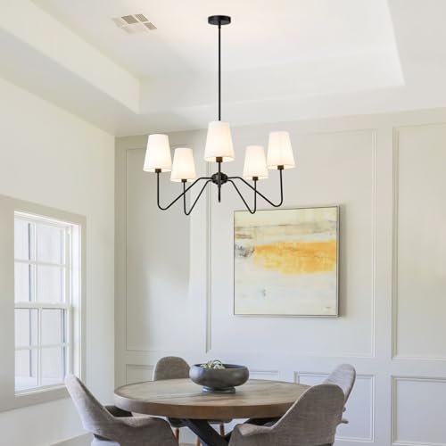 Modern Black Chandelier for Dining Room