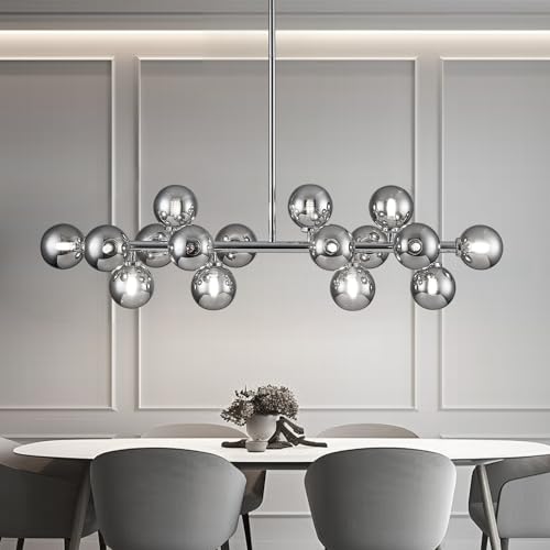 Glass Globe Sputnik Chandelier (16 Count)