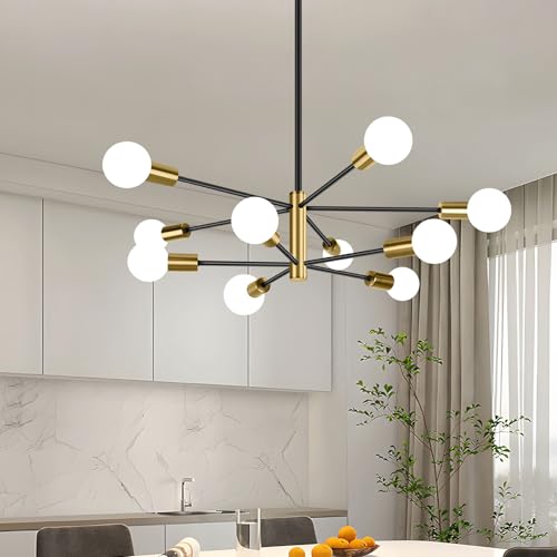 10 Light Modern Chandelier for Dining Room