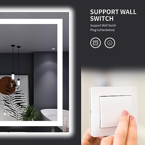 32"X32" LED Bathroom Mirror with Lights