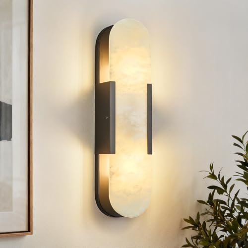 Natural Alabaster Wall Sconces