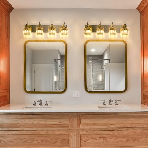 Gold Bathroom Light Fixtures