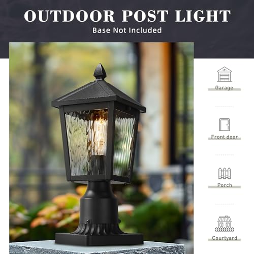 13.6 Inch Outdoor Light Fixture for Post