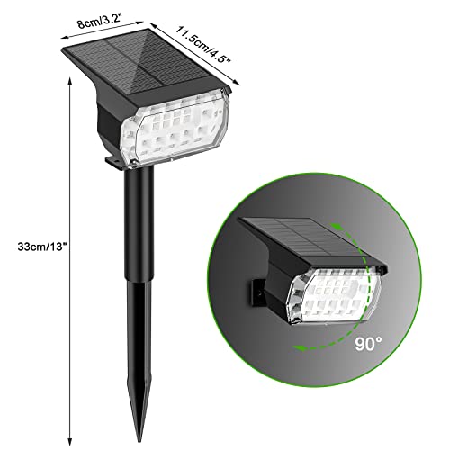 Solar Spot Lights Outdoor Color Changing (8 Count)