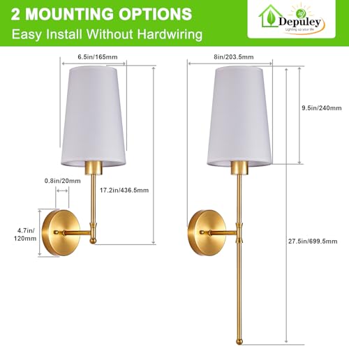 Battery Operated Wall Sconce